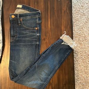 Madewell Dark Wash skinny Jeans